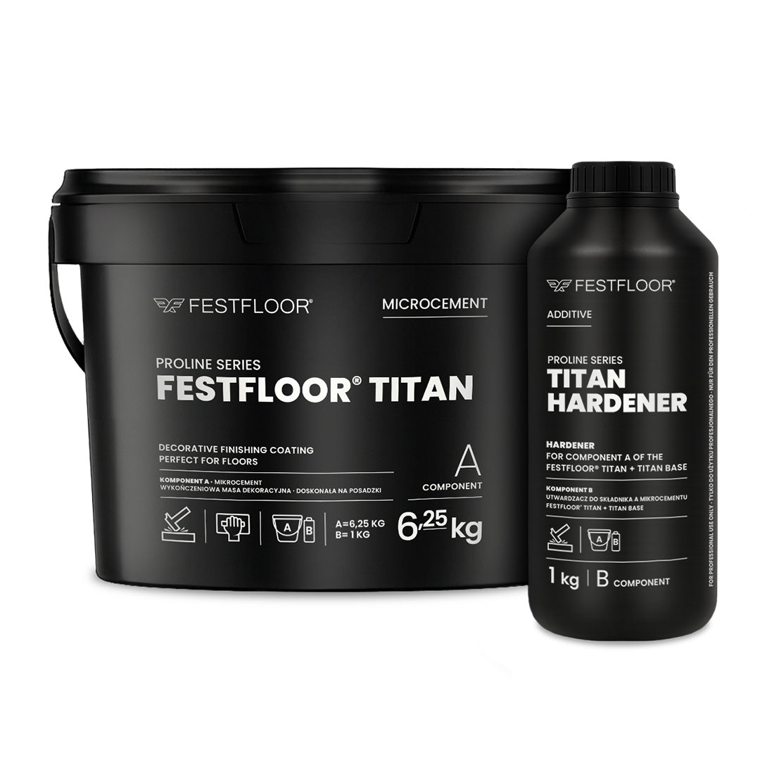 Mikrozement-Set für Böden FESTFLOOR TITAN - 10m²