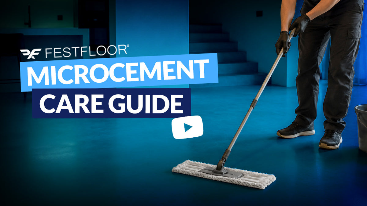 How to clean microcement? A guide to microcement care