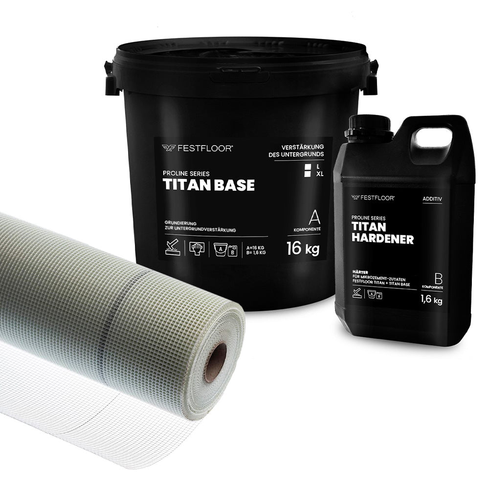 Mikrozement-Set für Böden FESTFLOOR TITAN - 10m²